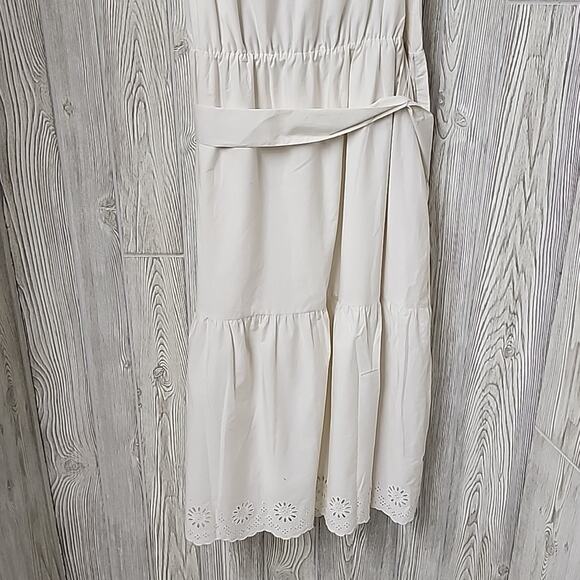 AVA & VIV Sleeveless Cream Maxi Dress Womens Plus Size XXL NEW - Picture 6 of 11
